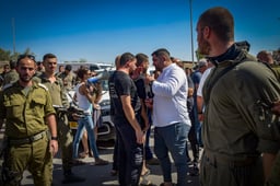 Protest outside Sde Teiman