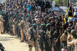Hamas terrorists in Khan Yunis, October 2025