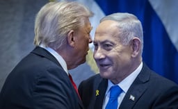 Prime Minister Benjamin Netanyahu and President Donald Trump