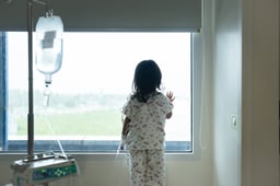 Child in paediatric ICU (ILLUSTRATIVE ONLY)