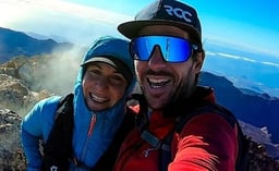 Thomas Plamberger and his partner, Kerstin Guetner who died on the mountain