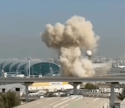 Iranian drone strike Dubai airport in a previous attack.