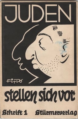 German Anti Jewish Caricature 