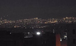 Darkness over Tehran after airstrikes