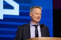 Kerr speaking at the 2024 Democratic National Convention.