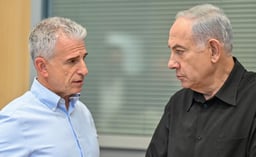 Head of Mossad David Barnea and Prime Minister Netanyahu