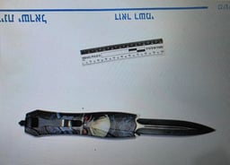 Knife used in the murder