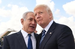 President Donald Trump and Israeli PM Benjamin Netanyahu