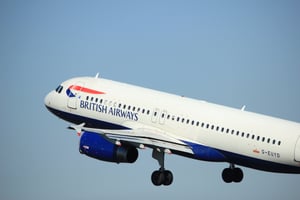British Aiirways plane in the Netherlands