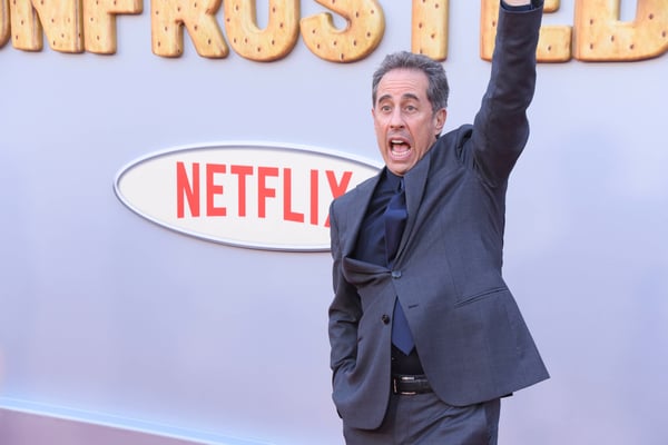 Hollywood, CA USA - April 30, 2024: Jerry Seinfeld attends the premiere of Netflix's Unfrosted