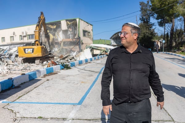 Ben Gvir tours the scene, January 20, 2026