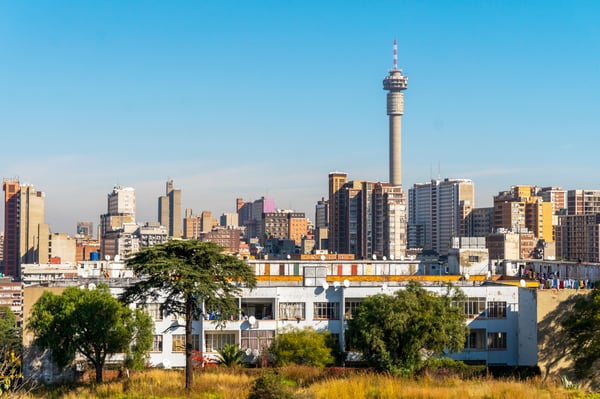 Downtown Johannesburg.
