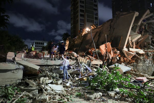 Venezuela earthquake destruction
