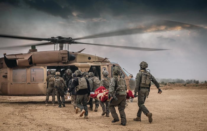 Unit 669 evacuating wounded soldiers from Gaza