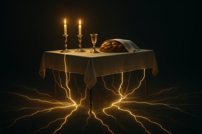 Shabbat table 