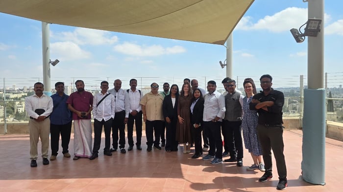 Indian delegation of journalists visit Israel