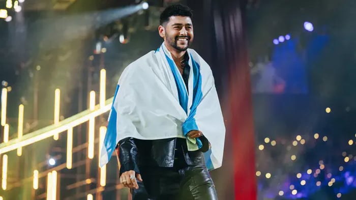 noam bettan at the eurovision Grand Final