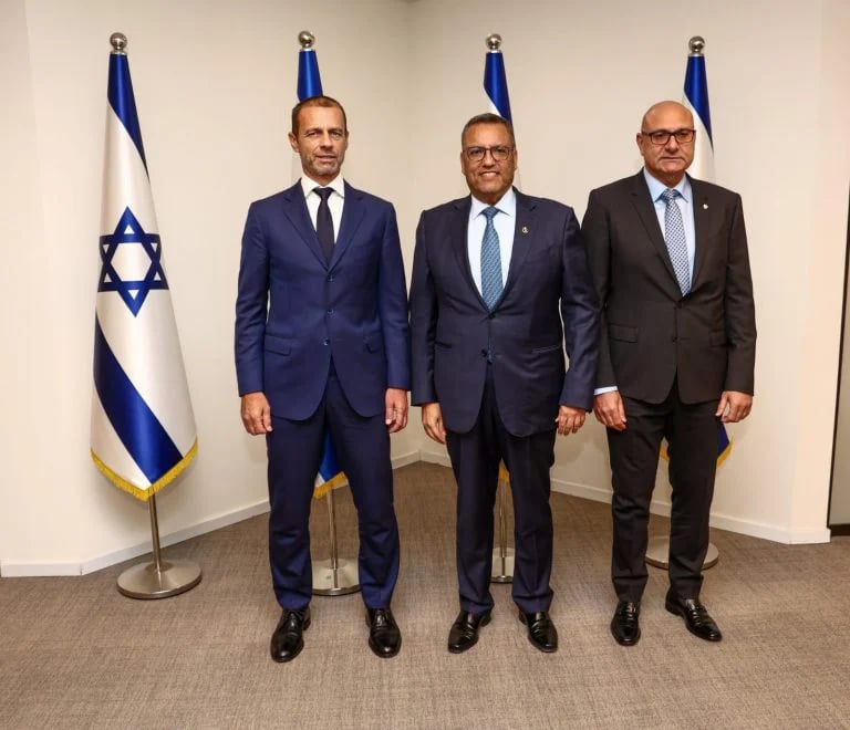 The meeting with the President of UEFA
