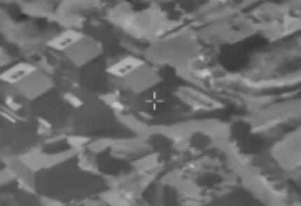 Striking Hezbollah targets.