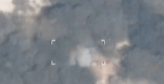 Striking Hezbollah targets.