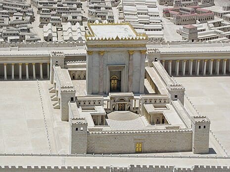 Model of the Second Temple.