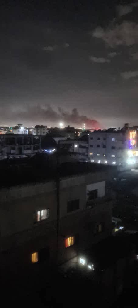 Air strike in Syria.