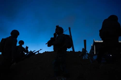 IDF forces launching operating in the early morning hours.