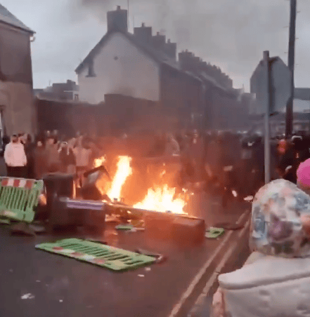 Riots in Northern Ireland