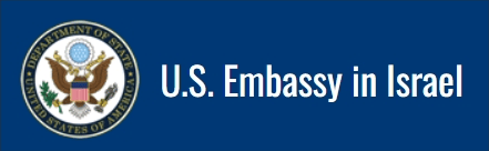 US Embassy seal and logo.
