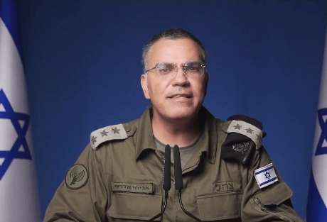 IDF Spokesperson in Arabic Avichai Adraee.