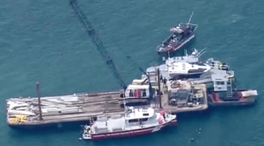 Scene of fatal accident, Biscayne Bay, July 2025