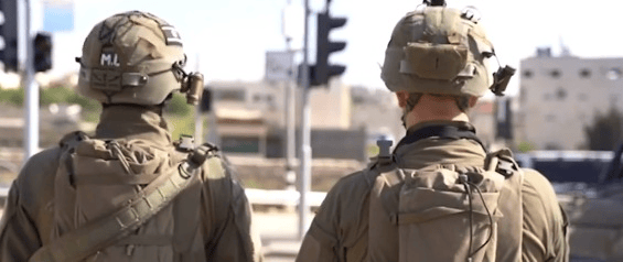 IDF soldiers recounting the terrorist attack.