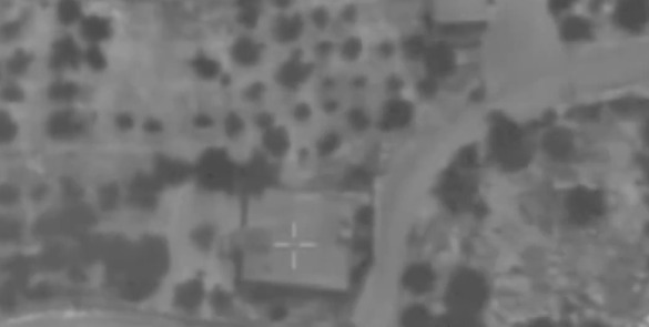 Striking Hezbollah targets.