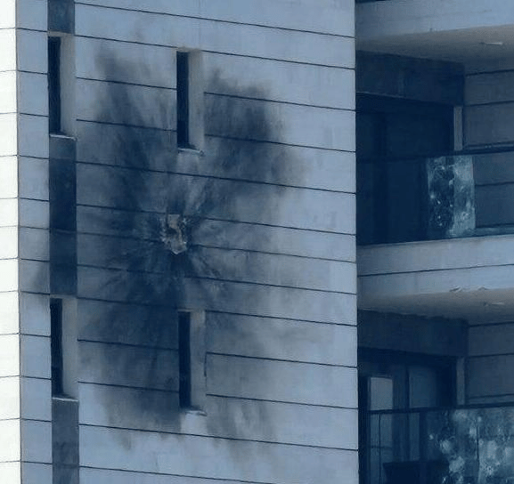 Nahariya building hit by drone attack