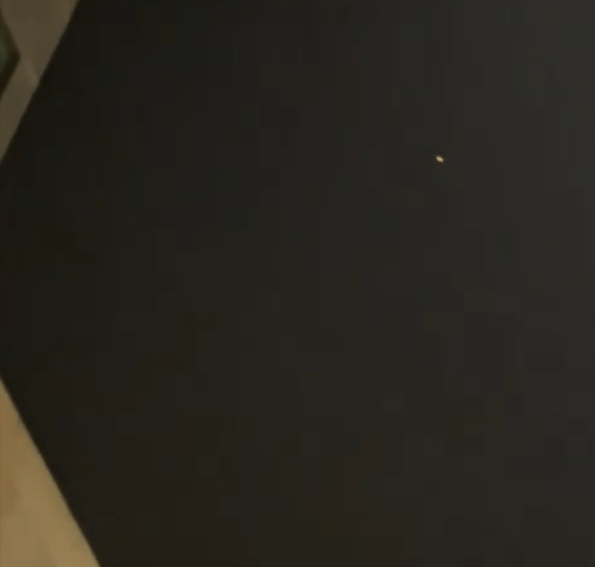 Photo: screenshot of missile attack