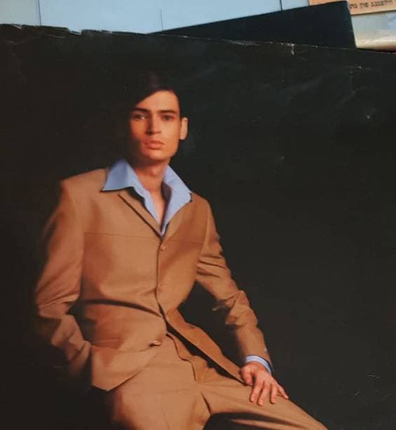 Eliyahu Okkon During His Modeling Days