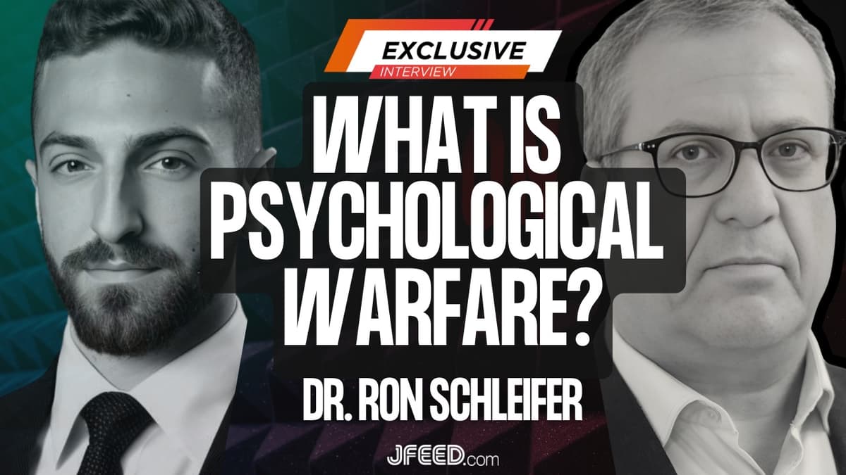 WATCH: Unmasking Psychological Warfare: Simcha Brodsky and Dr. Ron Schleifer Dive Deep