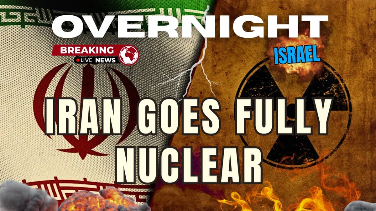 OVERNIGHT ISRAEL: Iran Rejects U.S. Deal, Goes Fully Nuclear, Will Israel Strike?