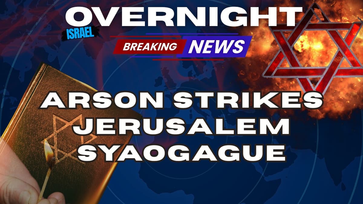 OVERNIGHT ISRAEL: Synagogue Set Ablaze; Gaza Rebel Speaks Out; What’s Really Happening in Israel?