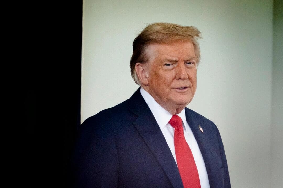 U.S. President Donald Trump at the White House on Aug. 18, 2025.