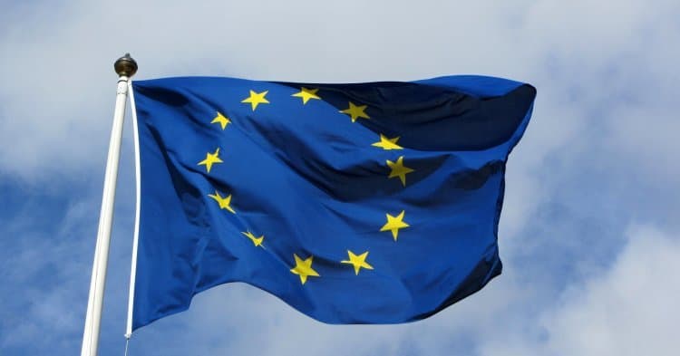 Flag of the EU.