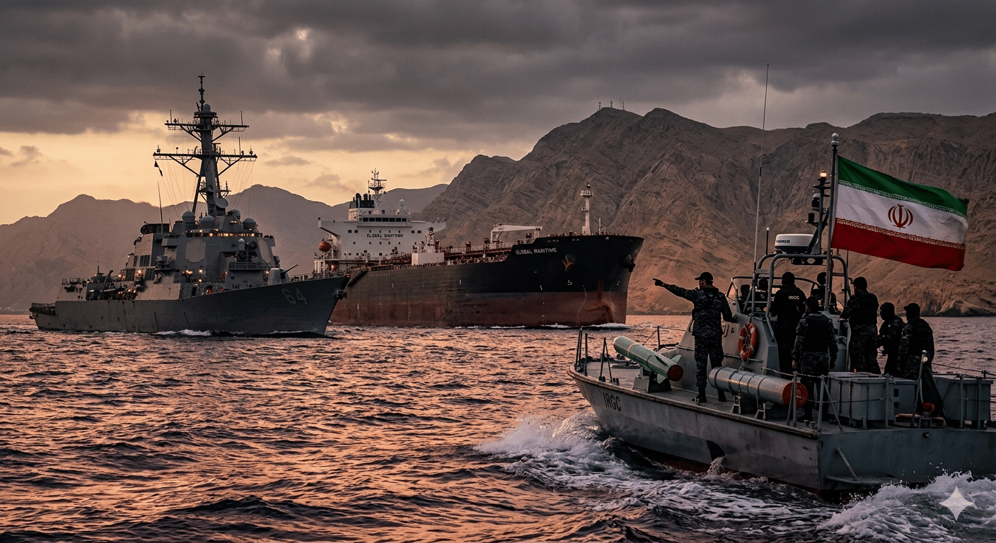 Iran vs USA in the Strait of Hormuz, April 2026