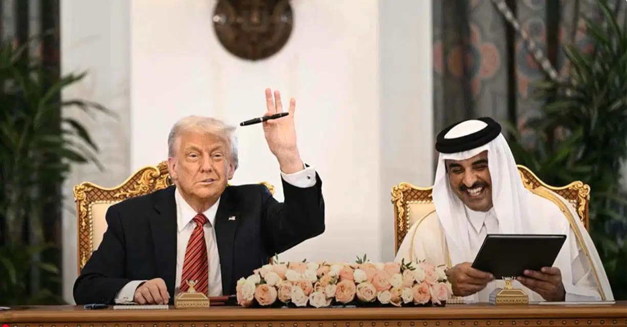 Qatar Emir and President Trump