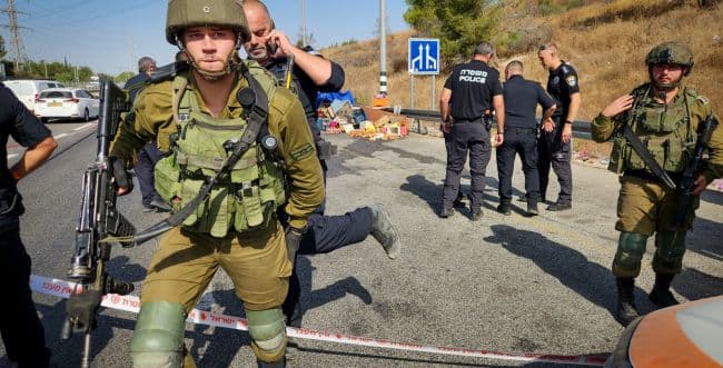 The scene of the attack