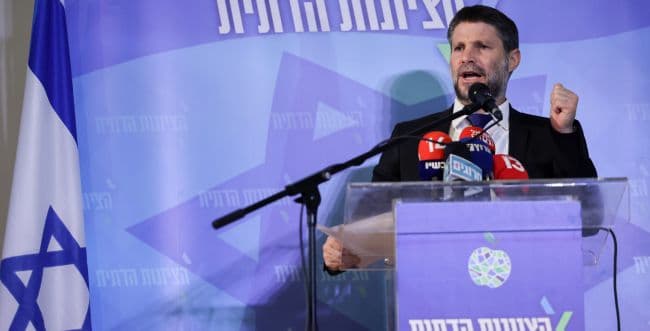 Smotrich this evening