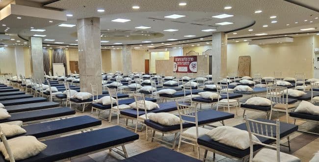 From wedding hall to resting space.