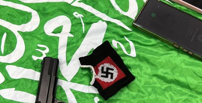 The findings in the suspect's house