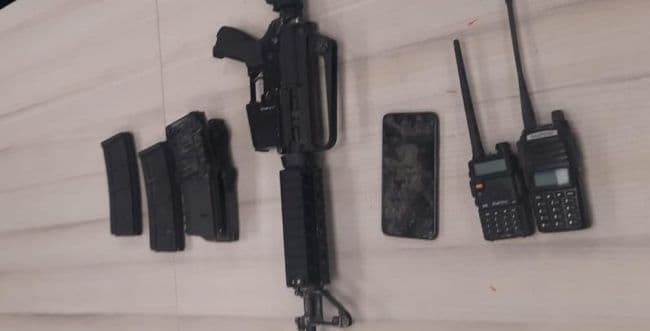 Confiscated firearms.