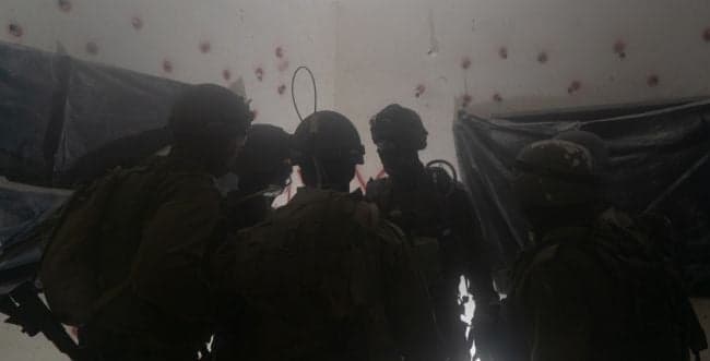 IDF forces in Samaria 