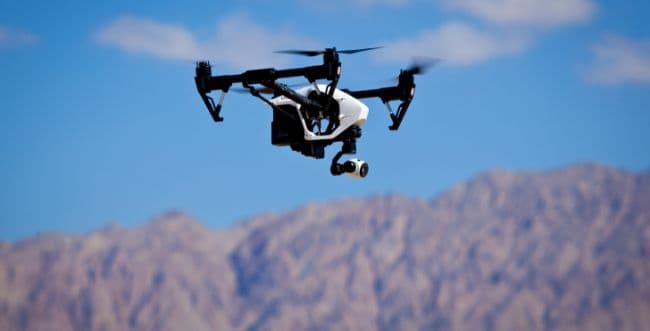 Drone. Illustration.